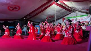 Srikrishna Govinda Hare Murari Dance at Krishna Temple in Ratnachowk Pokhara [upl. by Lyndel]