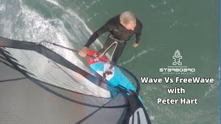 Wave Vs Freewave Boards with Peter Hart [upl. by Lenox298]