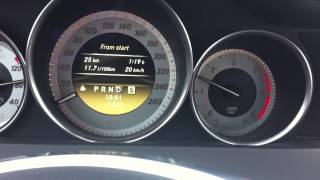 2012 MercedesBenz C320 CDI 4Matic 0100 kmh acceleration [upl. by Acassej]