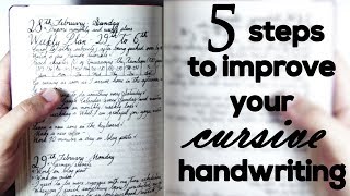 5 steps to improve your cursive handwriting [upl. by Wall]