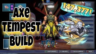 TEMPEST AXE BUILD HIGH DAMAGE DAUNTLESS 2023 [upl. by Suoilenroc356]