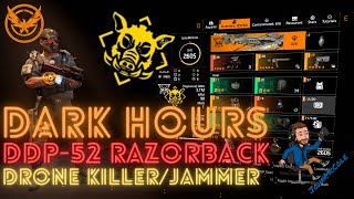 The Divison 2 Dark Hours Raid Build Drone KillerJammer DDP52 Razorback Hard Wired [upl. by Savihc365]