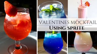 Valentine Mocktail Recipes Using Sprite [upl. by Hallagan423]