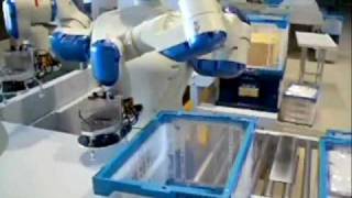 Motoman DIA10 robot material handling [upl. by Belmonte708]