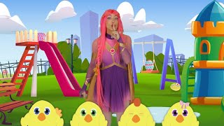 Luli Pampín y Los pollitos escondidos 🐥 🐥 🐥 🐥 Aprendemos preposiciones [upl. by Bullock395]