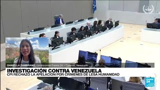 Informe desde Caracas CPI sigue investigación de presuntos crímenes de lesa humanidad en Venezuela [upl. by Cher]