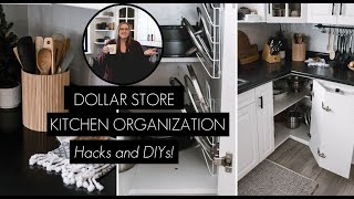 Dollar Store Kitchen Organization Hacks amp DIYs [upl. by Circosta342]