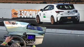 getting stuck behind a miata for 454 then almost crashing 20 seconds later  GR Corolla Track POV [upl. by Jarrid419]