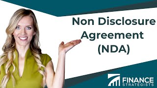 NonDisclosure Agreement NDA  Finance Strategists  Your Online Finance Dictionary [upl. by Htebharas]