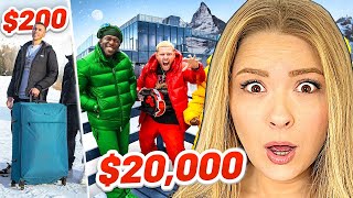 Americans React To SIDEMEN 20000 vs 200 WINTER HOLIDAY [upl. by Artemisia]