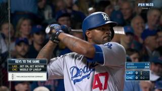 MLB NLCS 2016 10 15 Los Angeles DodgersChicago Cubs Game1 720P [upl. by Dami]