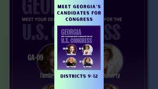 Meet Georgia’s Candidates For Congress 2024election usgovernment democrats voterhelplineapp [upl. by Brawley]