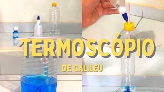 TERMOSCÓPIO DE GALILEU CASEIRO [upl. by Uni]