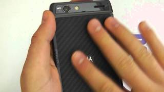 Motorola RAZR XT910 Android Smartphone Hardware Tour [upl. by Acceber582]