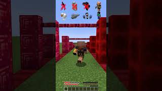 Height Limit vs Mobs Challenge shorts minecraft meme [upl. by Lahcear]