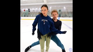 Are you ready to see ‘Bad Guy’ performed at the Olympics next month US Ice Dance Champs ChockampBates [upl. by Iahs]