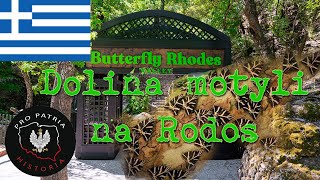 W dolinie motyli na wyspie Rodos  Butterfly Rhodes Valley [upl. by Hanoj]