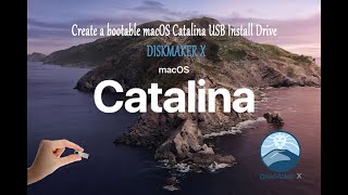 How To Create a bootable macOS Catalina USB Install Drive  Using DiskMaker X [upl. by Ayalahs]