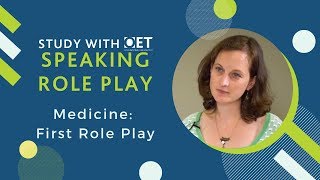 OET Speaking Role Play Medicine First Role Play [upl. by Perkoff821]