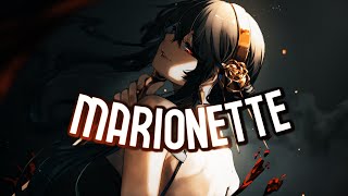 Nightcore  Marionette Lyrics [upl. by Rosemonde]