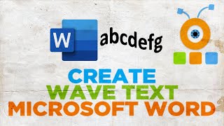 How to Create Wave Text in Word [upl. by Nydroj]