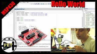 MSP430G2553 programming tutorial  Blink an LED [upl. by Charity]