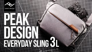 Peak Design Everyday 3L Sling  Best Small Camera Bag [upl. by Ermin]