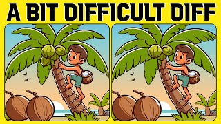 🧠🧩Spot the Difference  Brain training 《A Little Difficult》 [upl. by Eirrak]