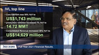 Interview with Mr DK Agarwal CEO and CFO of Indorama Ventures Full Year 2021 Financial Results [upl. by Agem]