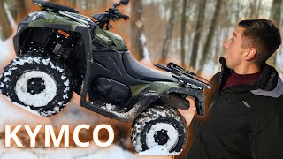 KYMCO MXU 550  SZYBKI WYPAD DO LASU [upl. by Neddie26]