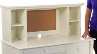 Madeline Storage Desk amp Hutch [upl. by Nesral]