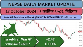 GFCL ICFC NFS Nepse Daily Updates 17 October 2024 Technical Analysis Share Market In Nepal [upl. by Nahtaneoj]