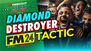 900 Shots For DOMINANT Diamond Tactic In FM24 🤯  Football Manager 2024 Best Tactics [upl. by Caril675]