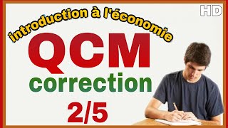 introduction à léconomie QCM Corrigé 2 [upl. by Durtschi985]