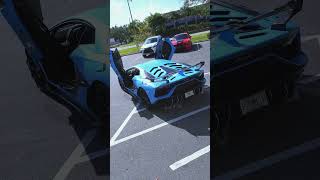 Lamborghini Aventador SVJ Gets Tint and Windshield Protection svj lamborghini customizedcar [upl. by Nelle519]