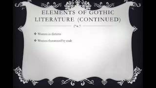 Introduction to Gothic Literature [upl. by Haramat]