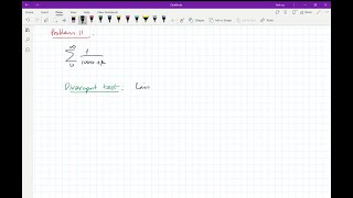 Divergence Test Use the Divergence Test to determine whether the following series diverge or state … [upl. by Elsbeth]