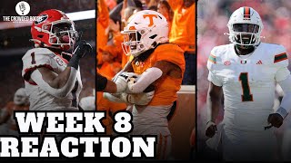 Week 8 CFB Recap  Reactions  SEC race is WIDE OPEN [upl. by Assital]