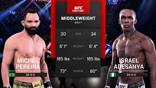 UFC Fight Night Michel Pereira VS Israel Adesanya [upl. by Corrianne]