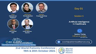 2nd World Patients Conference Session on Artificial Intelligence in Healthcare [upl. by Halley689]