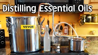 How To Distill Your Own Essential Oils and Farm Vlog  vevorofficial [upl. by Kahn842]