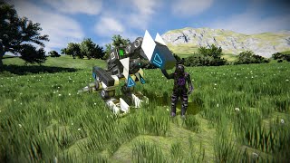 Space Engineers AI Pet Raptor Showcase [upl. by Ramaj407]