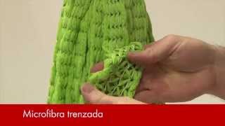 FREGONA MICROFIBRA TRENZADA ART Nº 6120500001  10 Y CUBETA CON ESCURRIDOR ART Nº 6120500015  16 [upl. by Lashoh]