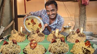 MUKBANG 8 Plate Mutton and Chicken Biryani Eating challenge with Chicken 65 fast eating challenge [upl. by Nikaniki]