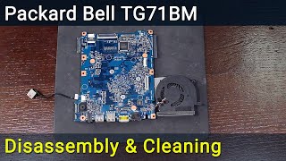 Packard Bell TG71BM Disassembly and Fan Cleaning [upl. by Iphigeniah]