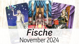 ♓FISCHE  November 2024  Die Klarheit kommt Deine Sorgen sind unbegründet Tarot [upl. by Curtice]