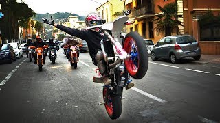 KILLING THE STREETS  The Dream whispers Supermoto City Ride [upl. by Nocam496]