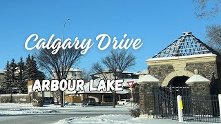 Calgary Community Driving 🚘 Arbour Lake 🇨🇦 [upl. by Anilemrac]