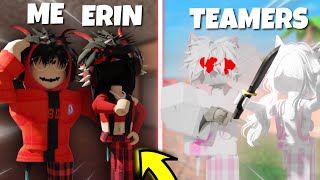 BEATING TEAMERS as SLENDERS in MM2 😈 Murder Mystery 2 Voice Chat [upl. by Eimmit]