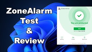 ZoneAlarm Antivirus Test amp Review 2022  Antivirus Security Review  Protection Test [upl. by Ahsinna]